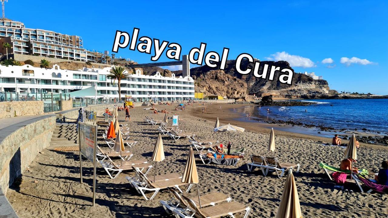 Oceanfront Deluxe-45M,Heated Pools,2Aircondition, 2Tv-65",Dishwasher,600Mb,Lift,Amadores View ! Playa Del Cura (Gran Canaria) Exterior foto