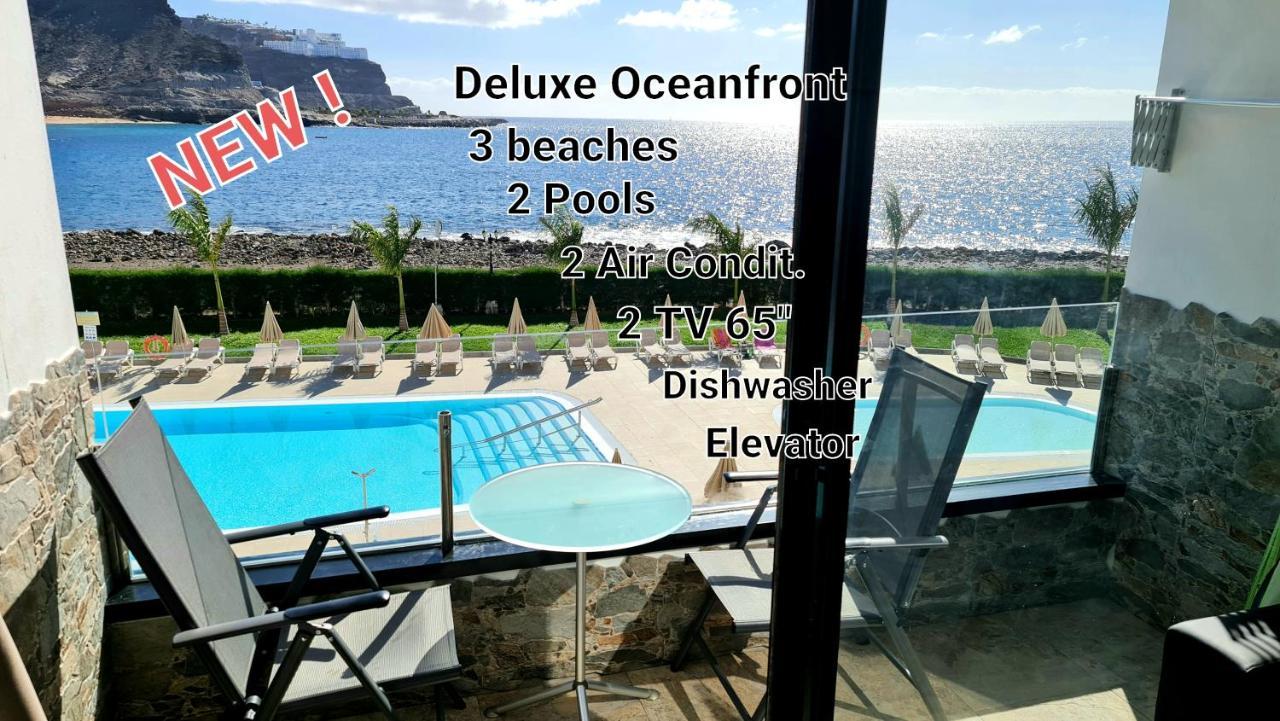 Oceanfront Deluxe-45M,Heated Pools,2Aircondition, 2Tv-65",Dishwasher,600Mb,Lift,Amadores View ! Playa Del Cura (Gran Canaria) Exterior foto