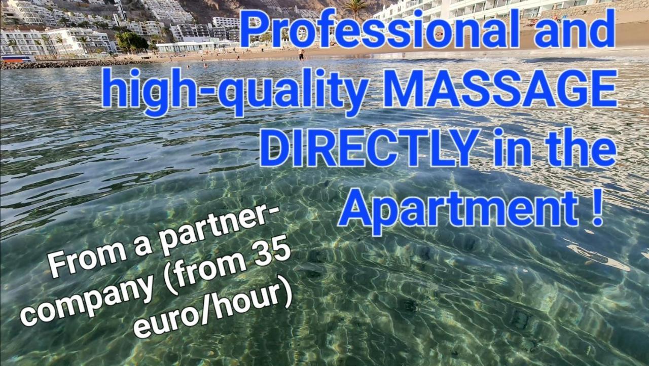 Oceanfront Deluxe-45M,Heated Pools,2Aircondition, 2Tv-65",Dishwasher,600Mb,Lift,Amadores View ! Playa Del Cura (Gran Canaria) Exterior foto